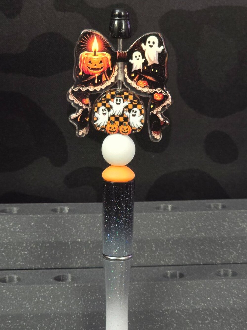 Ghost Halloween Acrylic Novelty Spinner Pen